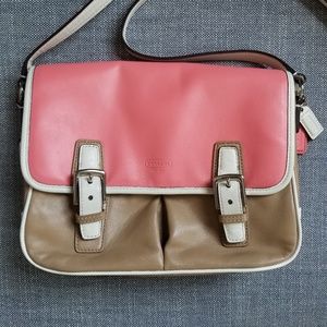 Coach Messenger Bag Park Color Block